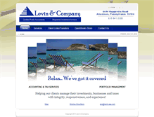 Tablet Screenshot of levincpa.com